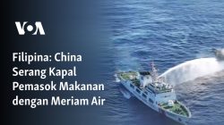 China Serang Kapal Pemasok Makanan dengan Meriam Air