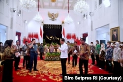 Jokowi mengakui pemerintah seringkali kewalahan dalam mengakomodir data-data disebuah sektor, makanya sensus atau pendataan sangat dibutuhkan. (Biro Setpres RI)