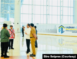 Pemerintah berusaha “menghidupkan” kembali Bandara Kertajati. (Foto: Courtesy/Biro Setpres)