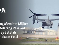 Jepang Meminta Militer AS Melarang Pesawat Osprey Setelah Kecelakaan Fatal