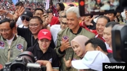 Kampanye akbar terakhir TPN Ganjar-Mahfud di Stadion Gelora Bung Karno, Senayan, Jakarta, hari Sabtu (3/2). Courtesy : TPN Ganjar-Mahfud