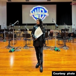 Eunike Tanzil di Warner Brothers Studio di Los Angeles, California (dok: Eunike Tanzil)